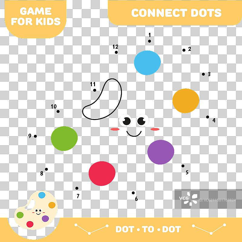 学龄前儿童连线教育游戏图片素材