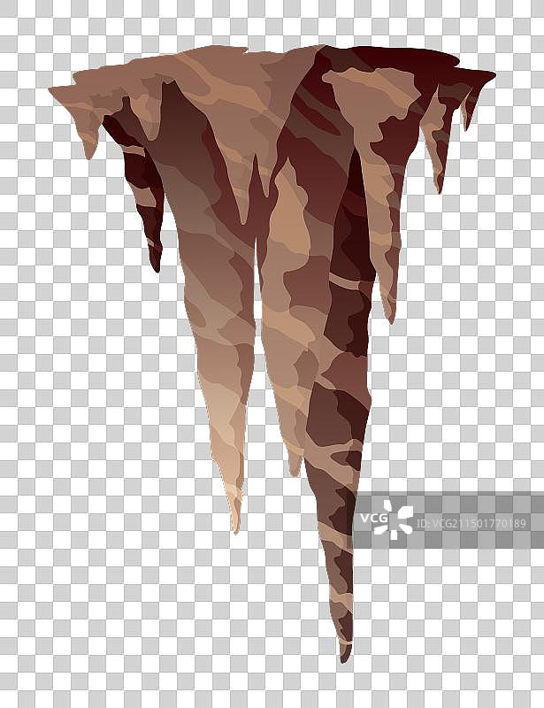 钟乳石冰柱形悬挂矿物图片素材