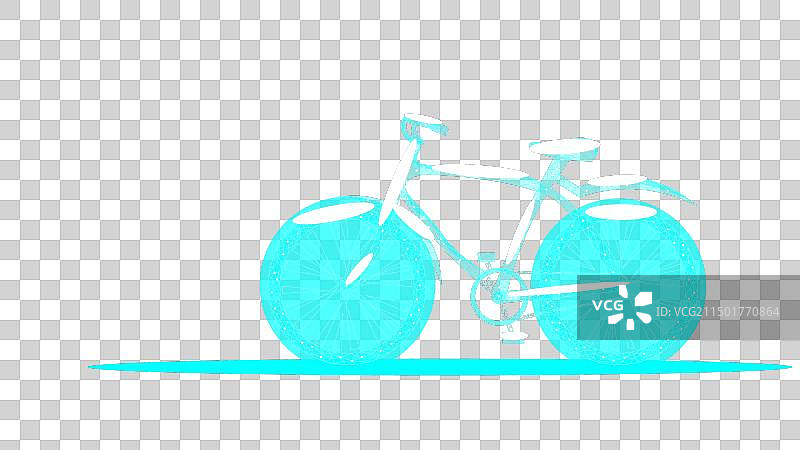 3D电动自行车低多边形设计现代交通图片素材