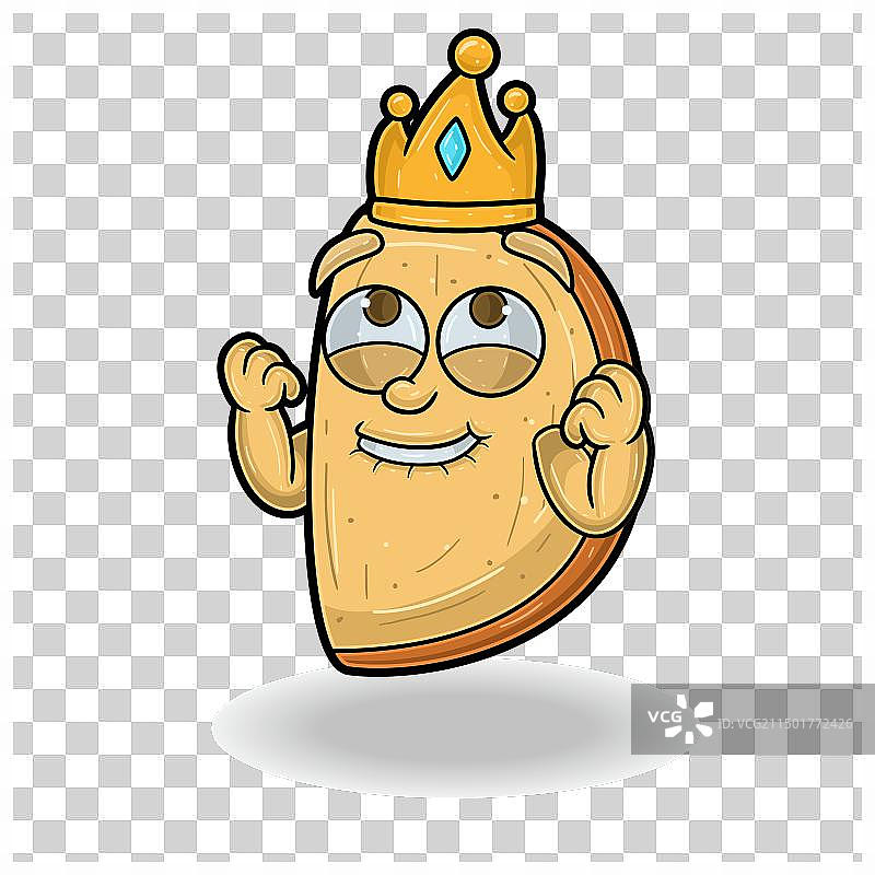 带有快乐表情的意式脆饼图片素材