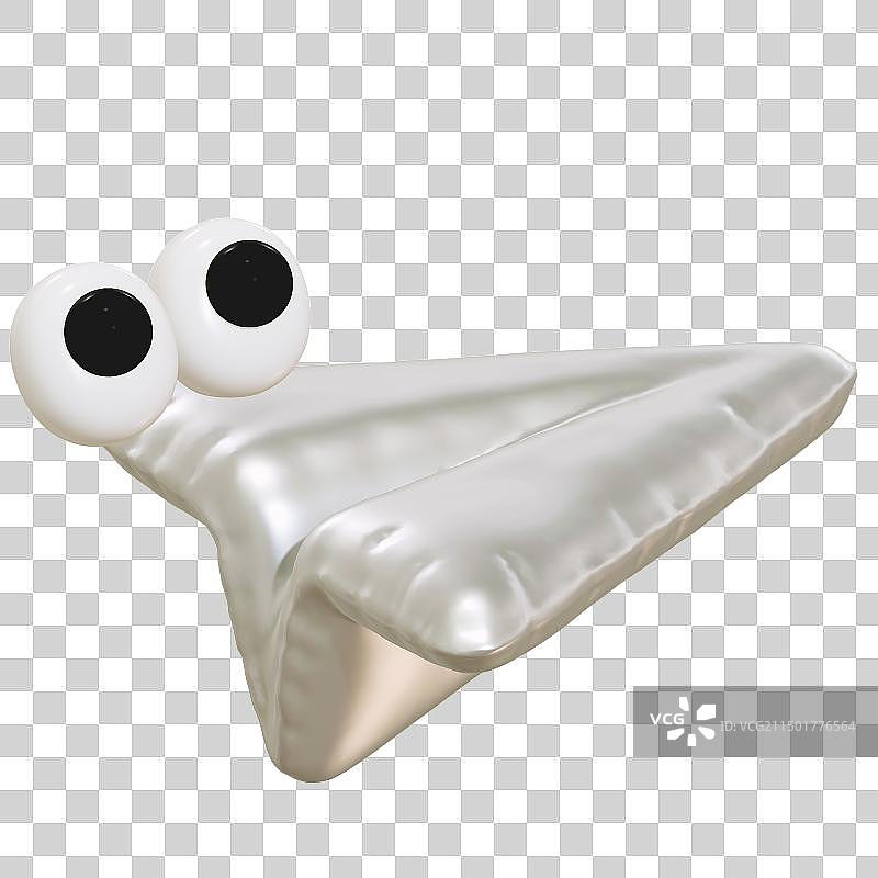 3D立体可爱卡通电商促销膨胀充气装饰元素纸飞机图片素材