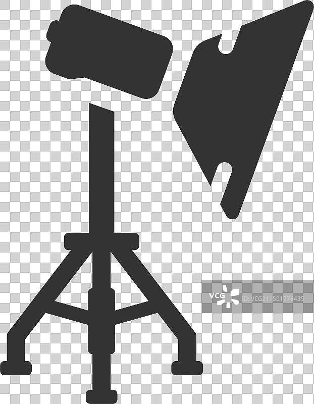 摄影灯光图标图片素材