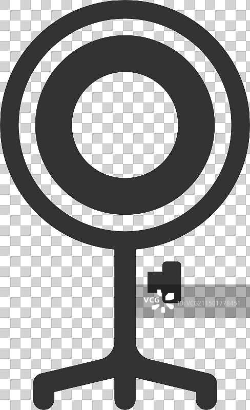 影棚环形灯光图标图片素材