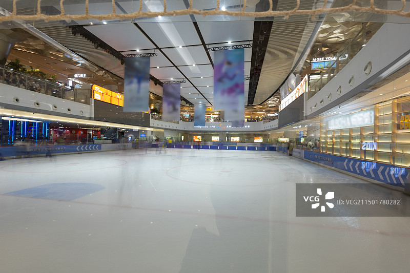 成都大零滑冰场图片素材