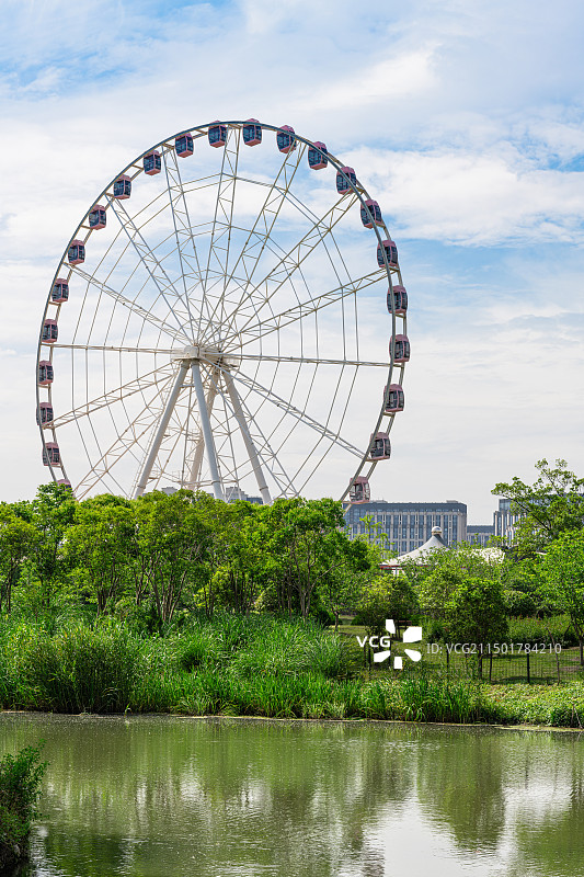 顾村公园摩天轮图片素材