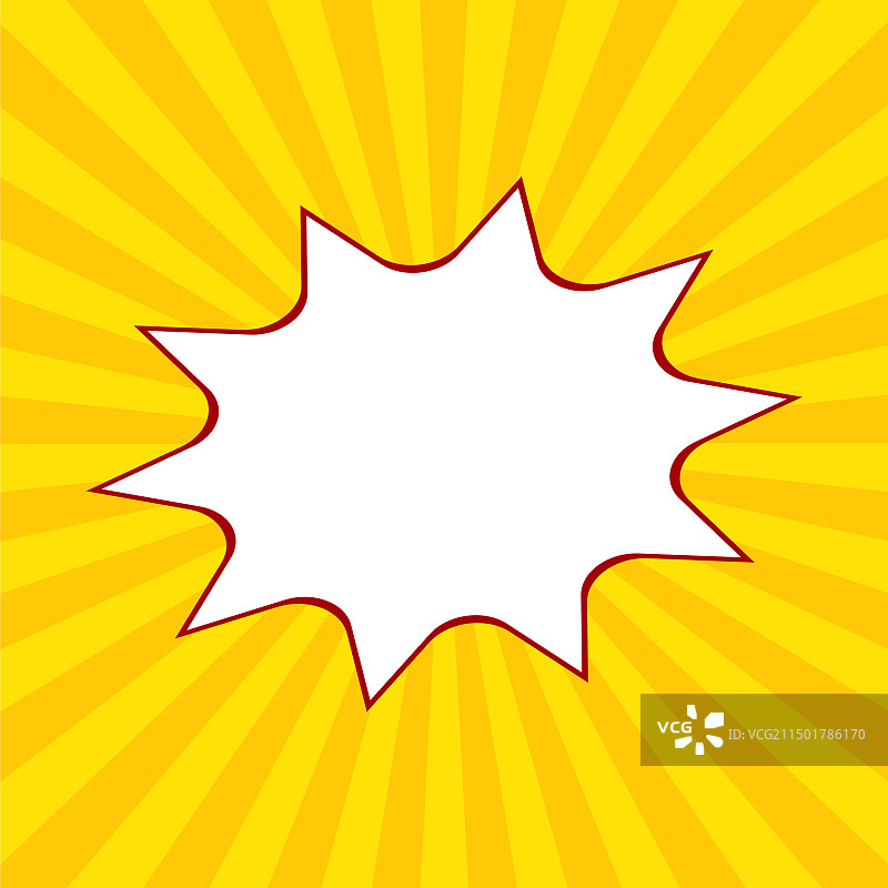 黄色漫画促销模板背景图片素材