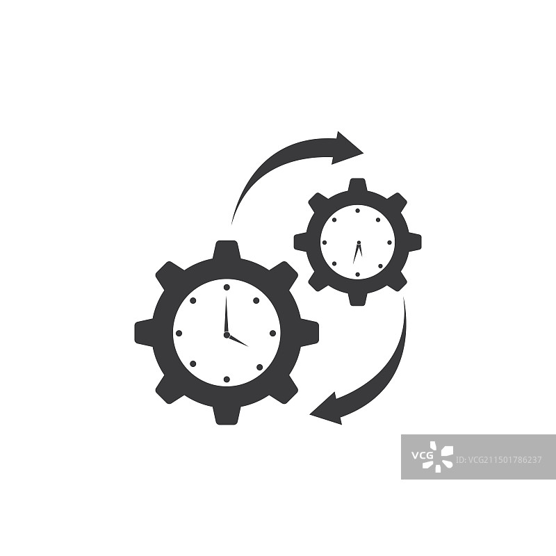 时钟和时间图标图片素材