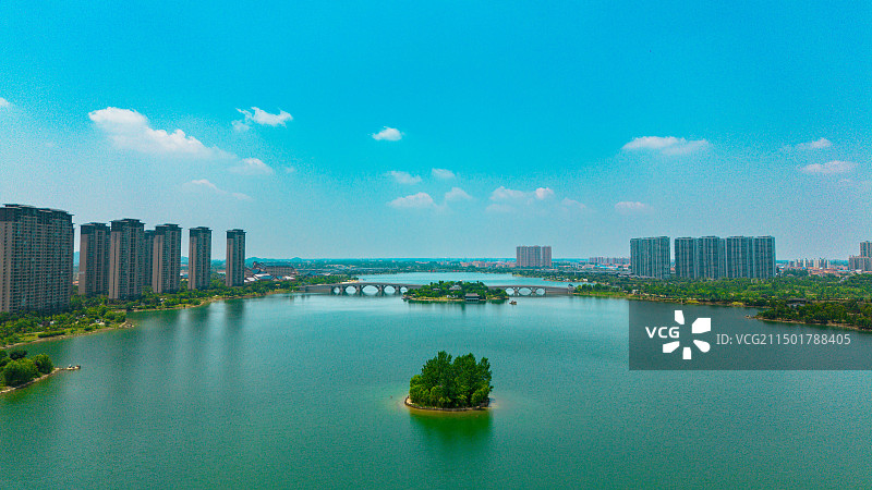 孝感汉川市天屿湖旅游区图片素材