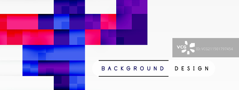 彩色红蓝格子背景图片素材