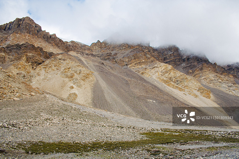 青藏高原喜马拉雅山脉生态地质地形与环境保护图片素材
