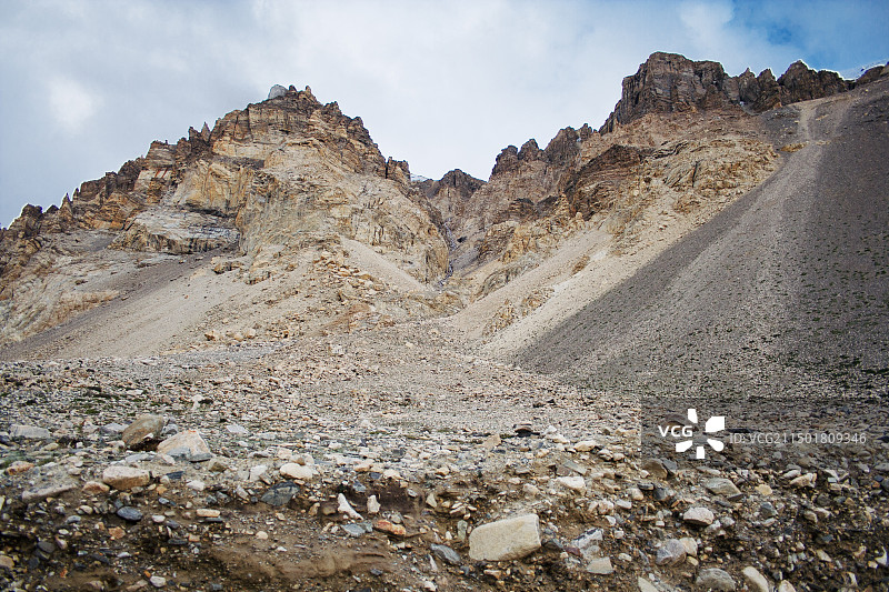 青藏高原喜马拉雅山脉生态地质地形与环境保护图片素材