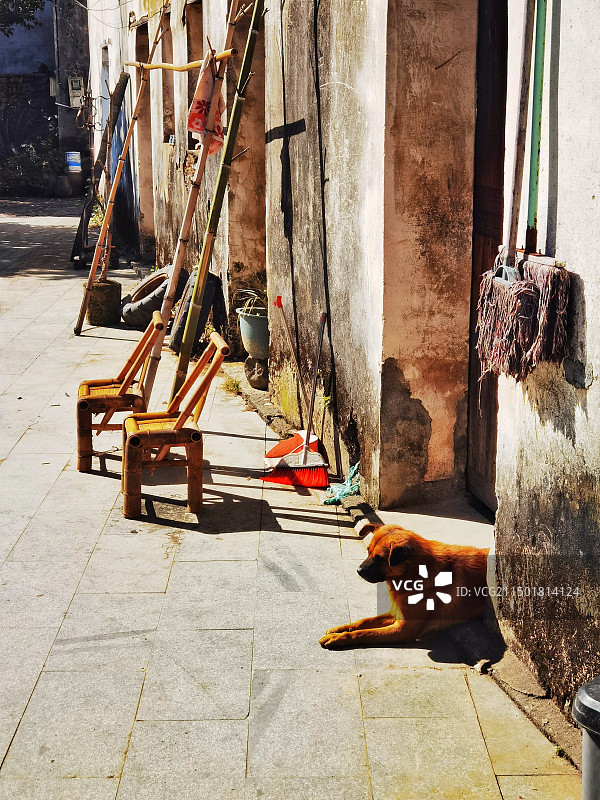 杭州桐庐县江南古村落景区图片素材