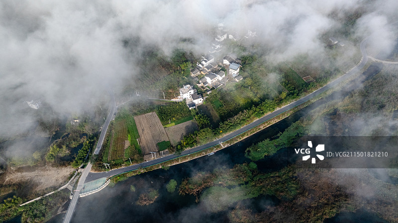 安徽黟县风光图片素材