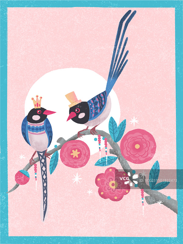 鸟类插画图片素材