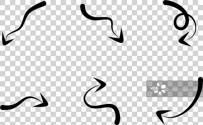 箭头方向指示图象符号视觉集图片素材