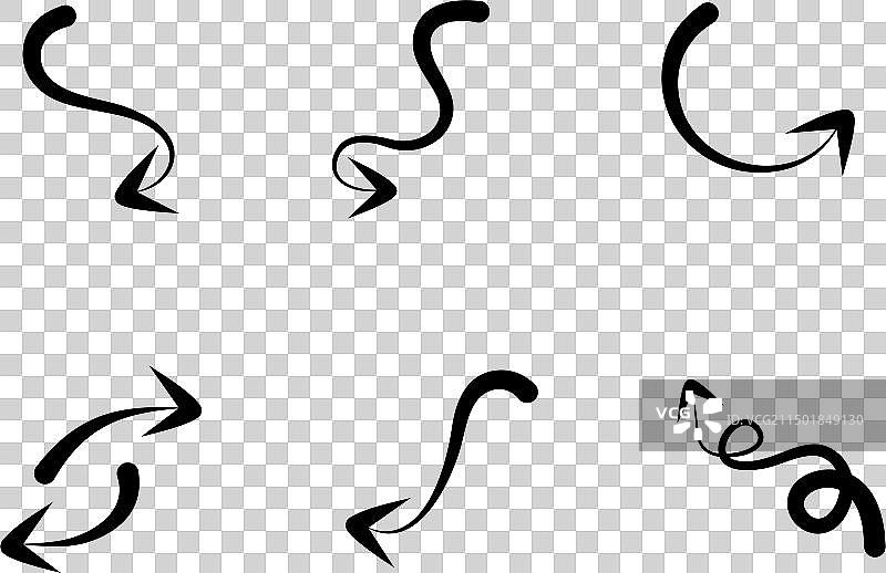 箭头方向指示图象符号视觉集图片素材