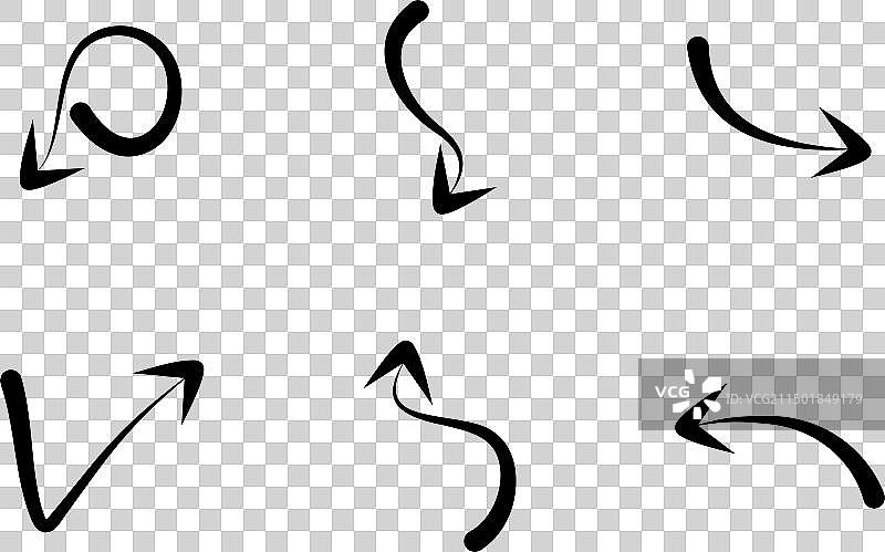 箭头方向指示图象符号视觉集图片素材