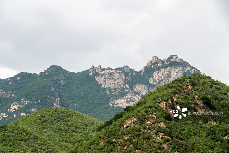 野三坡龙门天关景区之大龙门城堡遗址图片素材
