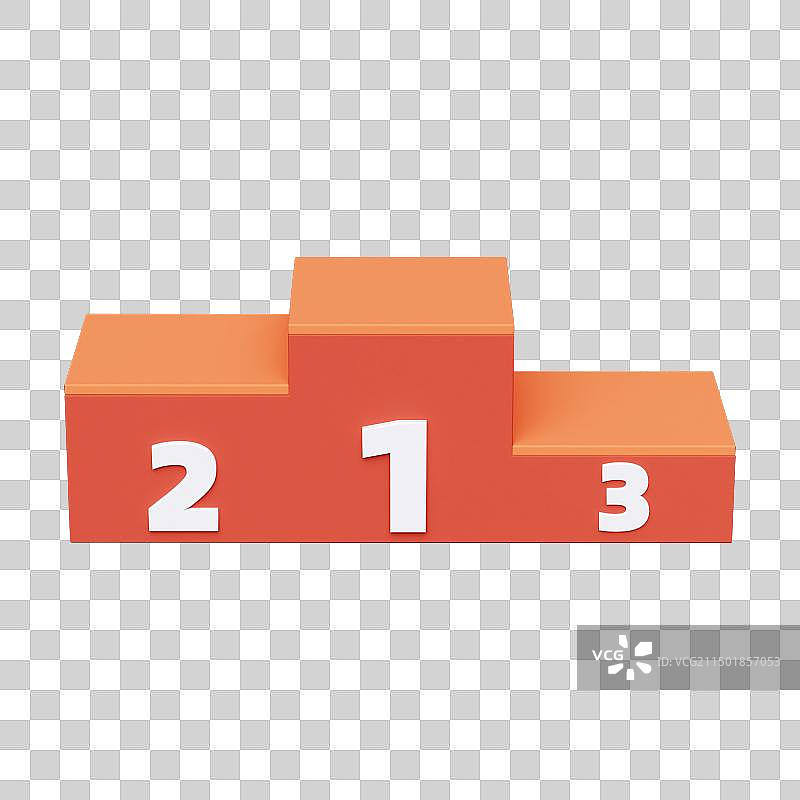 3D渲染领奖台免扣元素图片素材