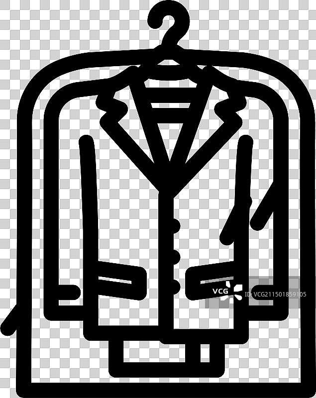 干洗店线条图标图片素材