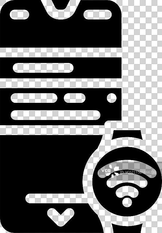 智能设备技术爱好者Glyph图标图片素材