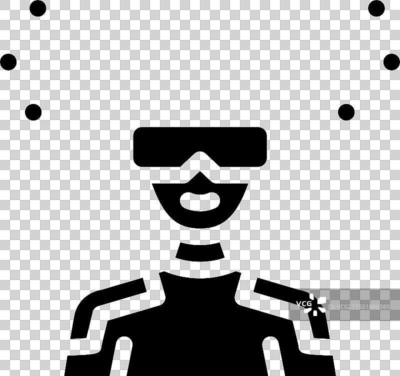 未来主义技术爱好者Glyph图标图片素材