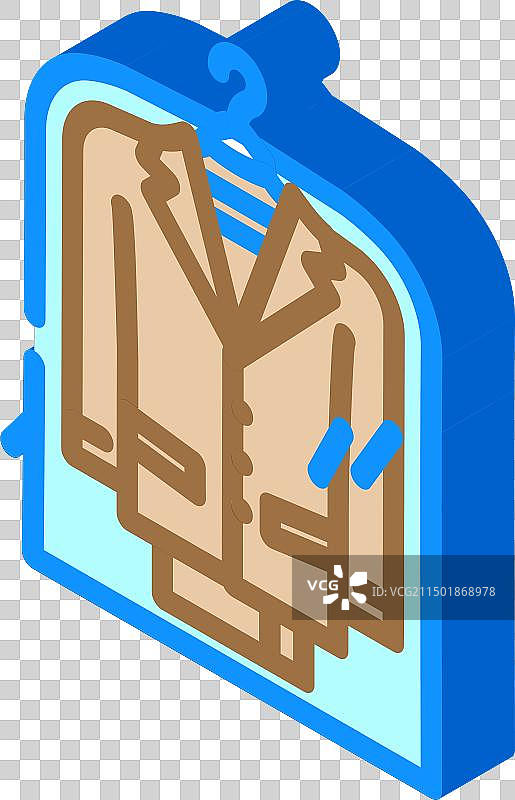 2.5D干洗店图标图片素材