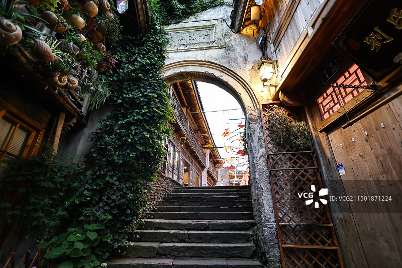 宁波象山石浦渔港古城图片素材