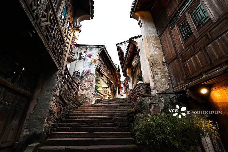 宁波象山石浦渔港古城图片素材