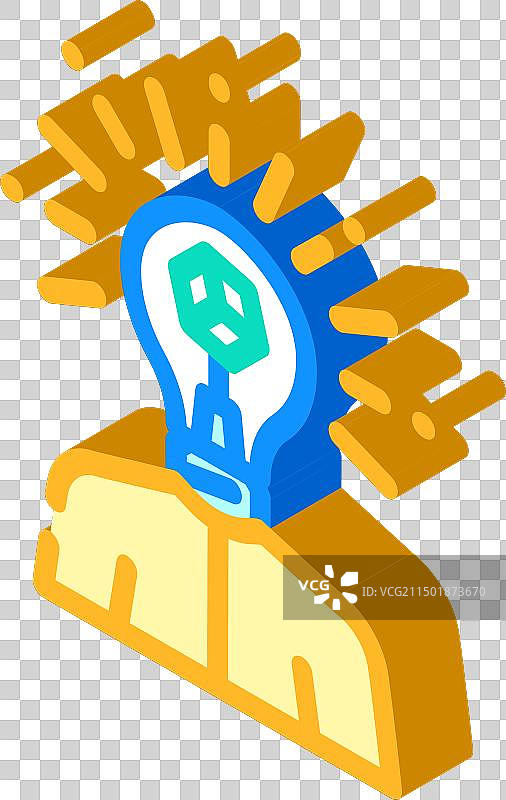 创新探索者技术爱好者2.5D图标图片素材