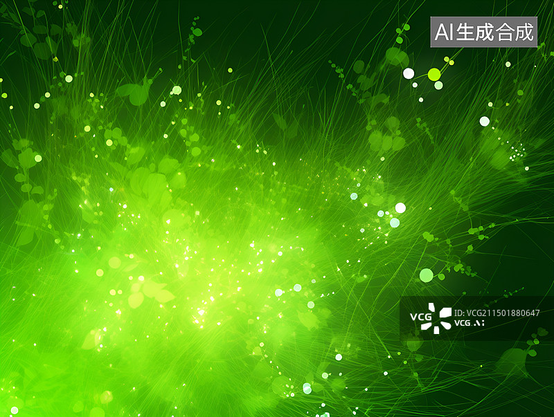 【AI数字艺术】草地样子绿色网络空间图片素材