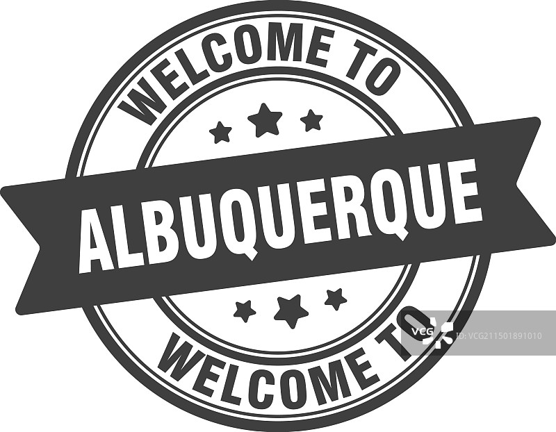 欢迎来到阿尔伯克基印章阿尔伯克基圆形图片素材