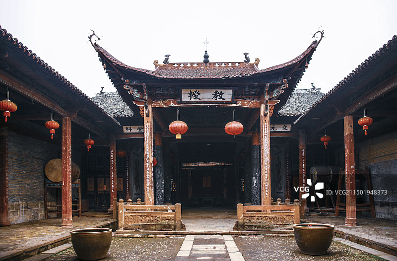 吉安渼陂古村景区图片素材