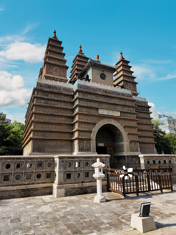 中国古塔揽胜：内蒙古篇/呼和浩特【慈灯寺塔（金刚座舍利宝塔】图片素材