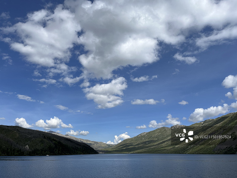 木格措的风景图片素材