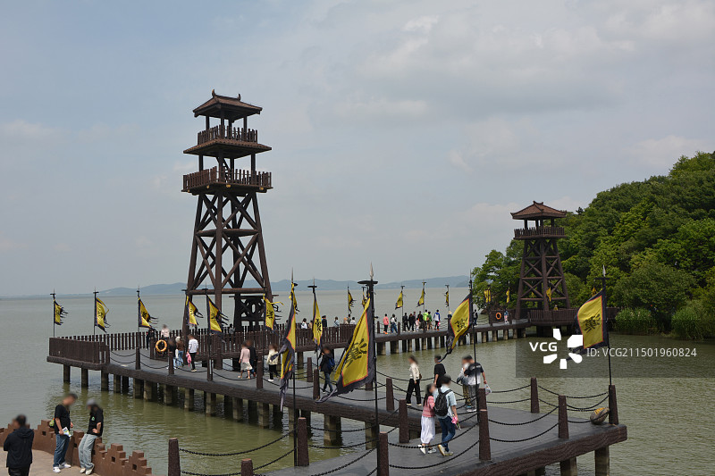 无锡市中央电视台无锡影视基地三国水浒城景区图片素材