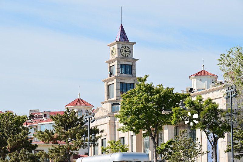 威海环翠区伴月湾风景区图片素材