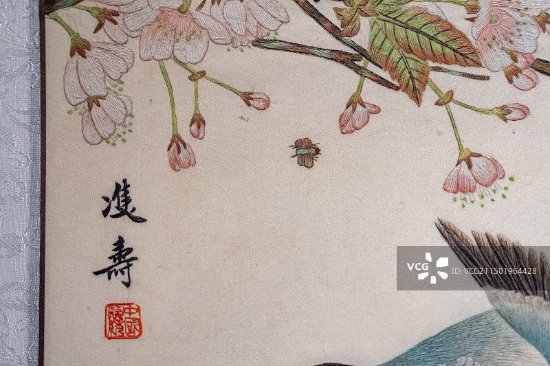 东台非遗发绣图片素材