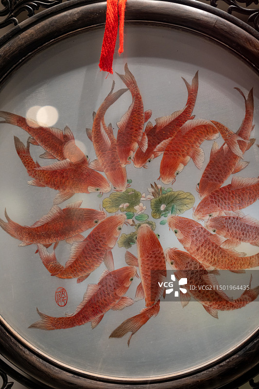 东台非遗发绣图片素材