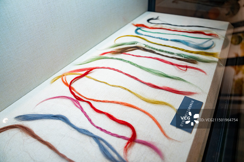 东台发绣非遗制作流程图片素材