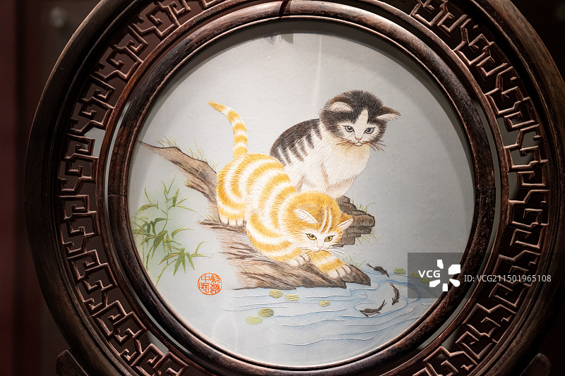 东台发绣非遗图片素材