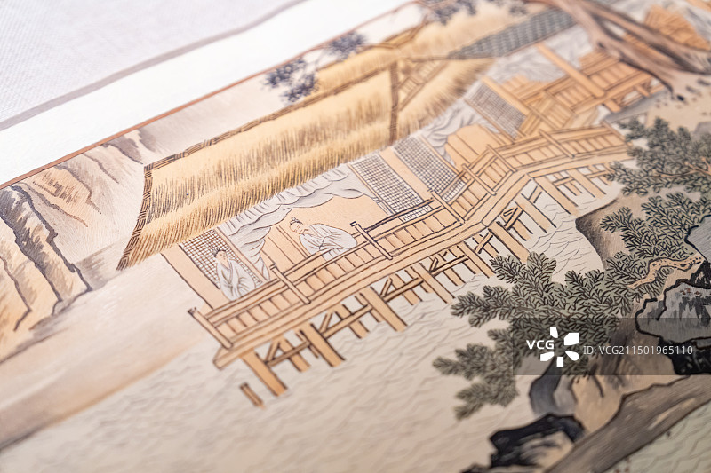 东台发绣非遗图片素材