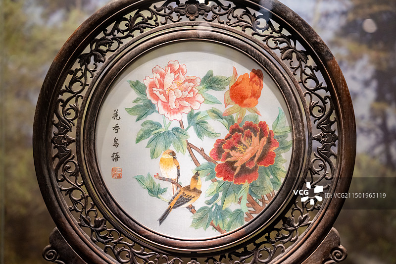 东台发绣非遗图片素材