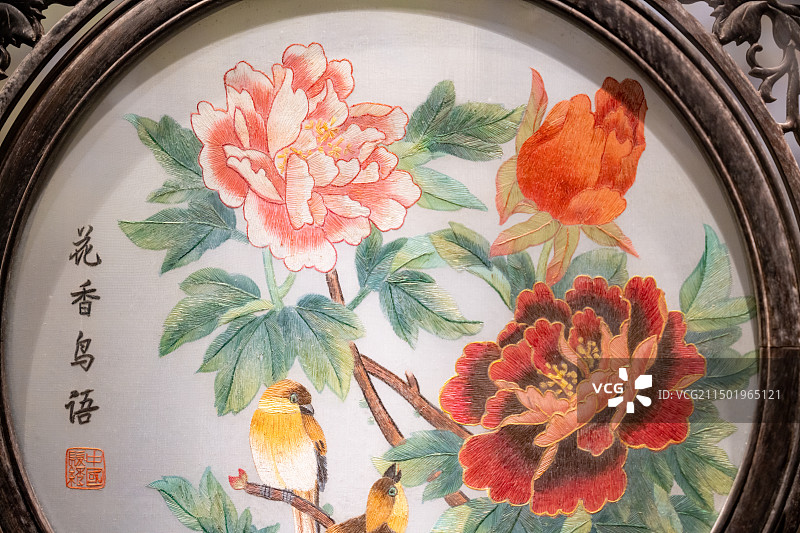 东台发绣非遗图片素材