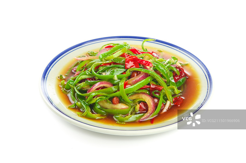 凉拌青椒 辣拌青椒图片素材