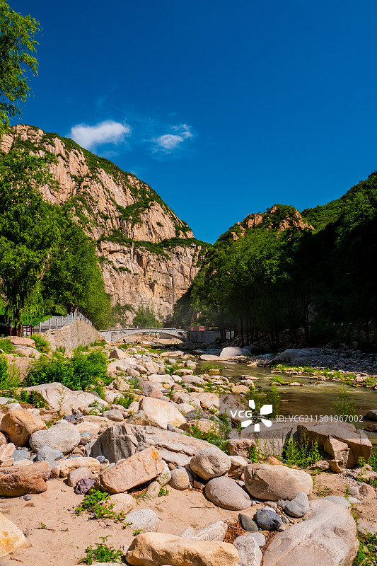 野三坡龙门天关景区之龙门峡谷图片素材