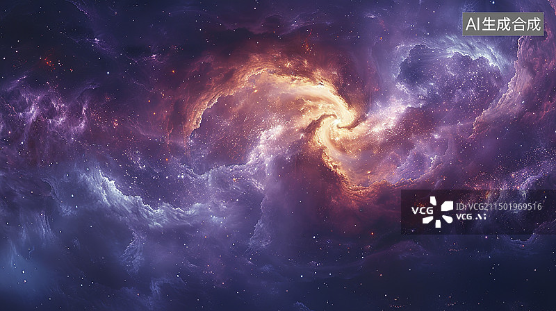 【AI数字艺术】宇宙太空暗物质星云漩涡背景图片素材