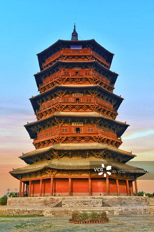 中国古塔揽胜：山西篇 应县【木塔】图片素材