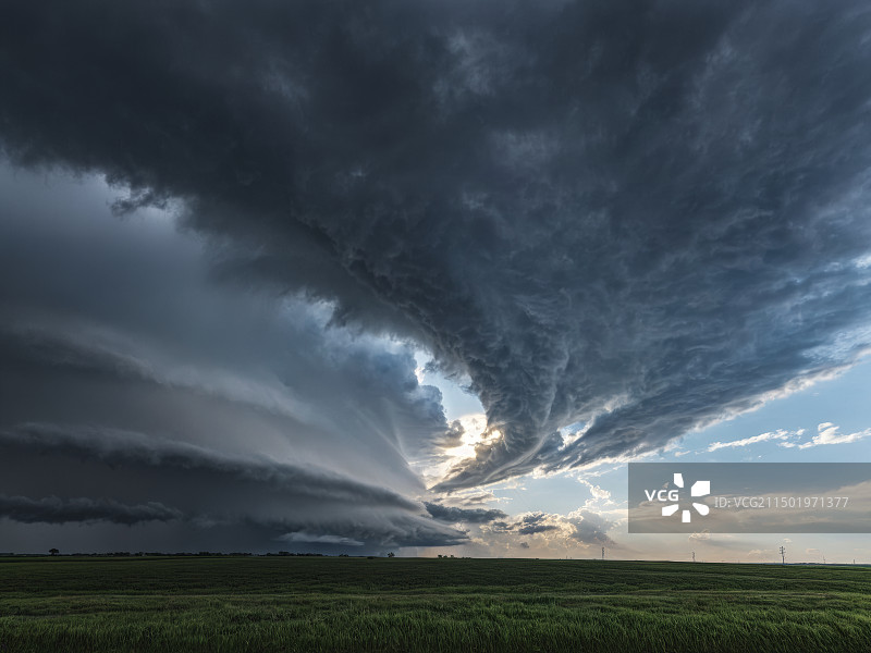 美国德克萨斯州飓风景象图片素材
