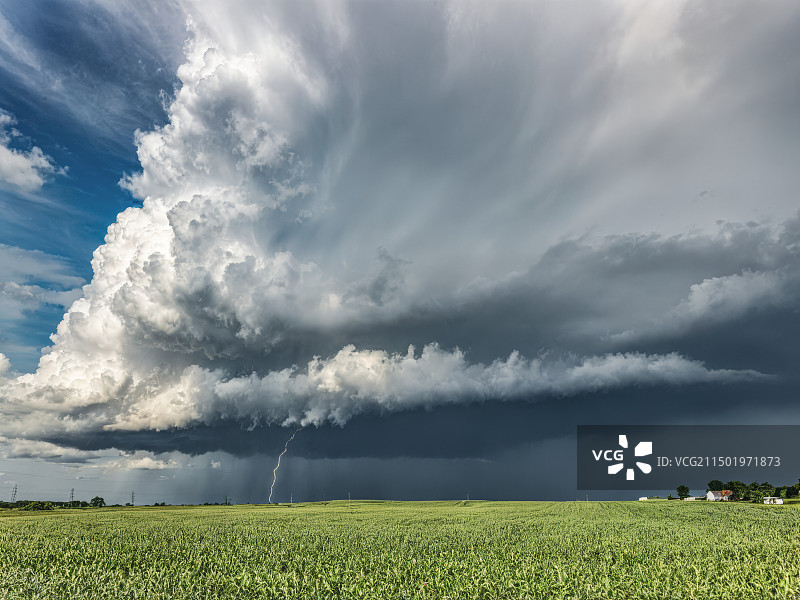 美国德克萨斯州风景拍摄 壮观震撼的飓风天气图片素材